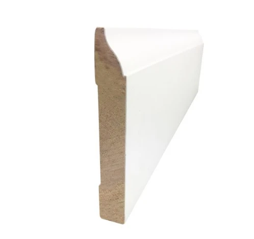 وائٹ پریمڈ لکڑی بیس بورڈ Molding.png White Primed Wood Baseboard Moulding.png