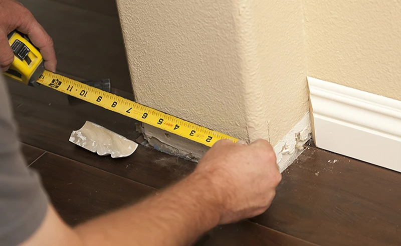 Measure Out the Baseboard Material