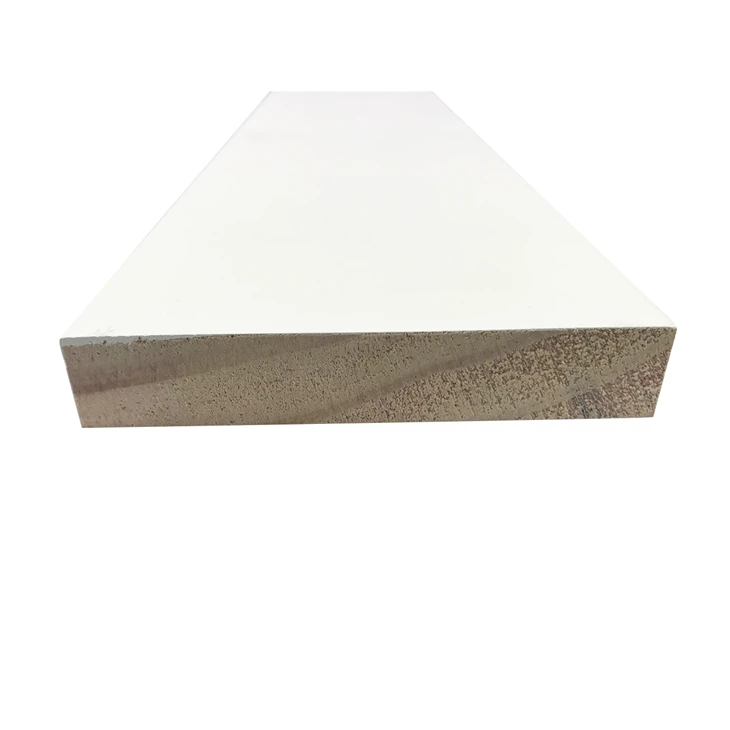Popular White Primed Finger-joint Wooden Trim Base Boards For Decorative Design