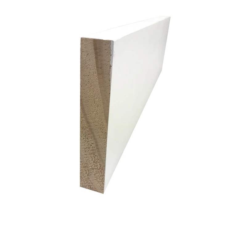 Popular White Primed Finger-joint Wooden Trim Base Boards For Decorative Design