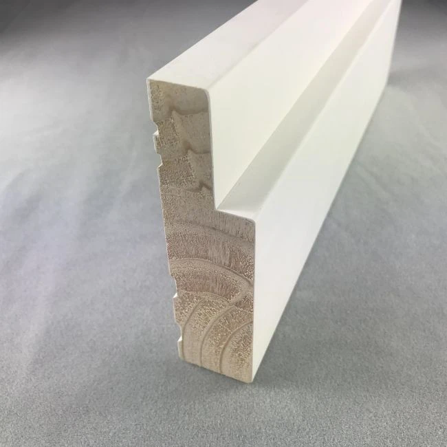 Solid White Primed Wood Door Frames For Doors