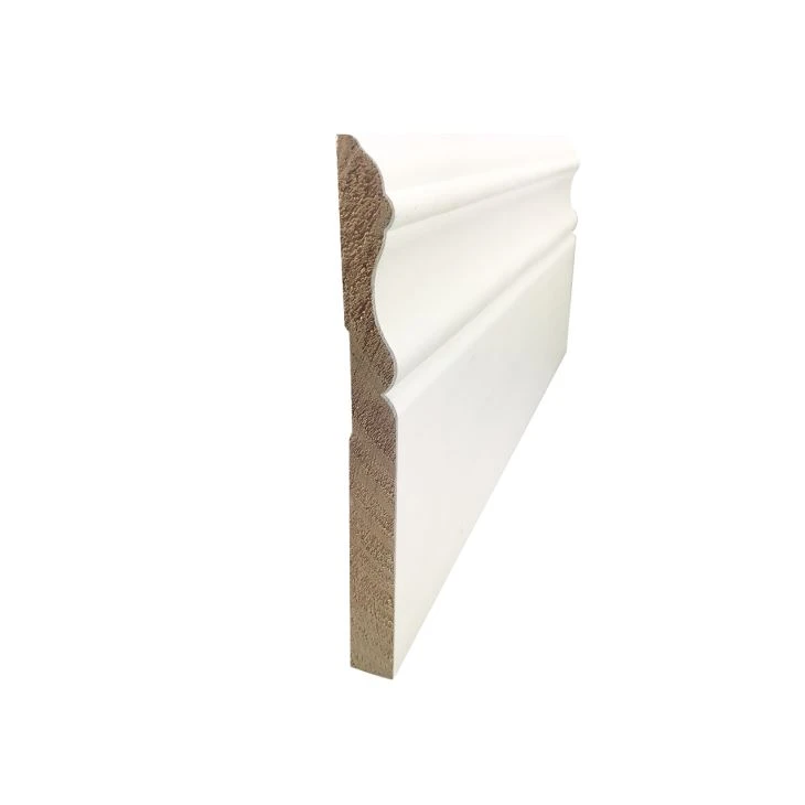 Primed Wall Baseboard
